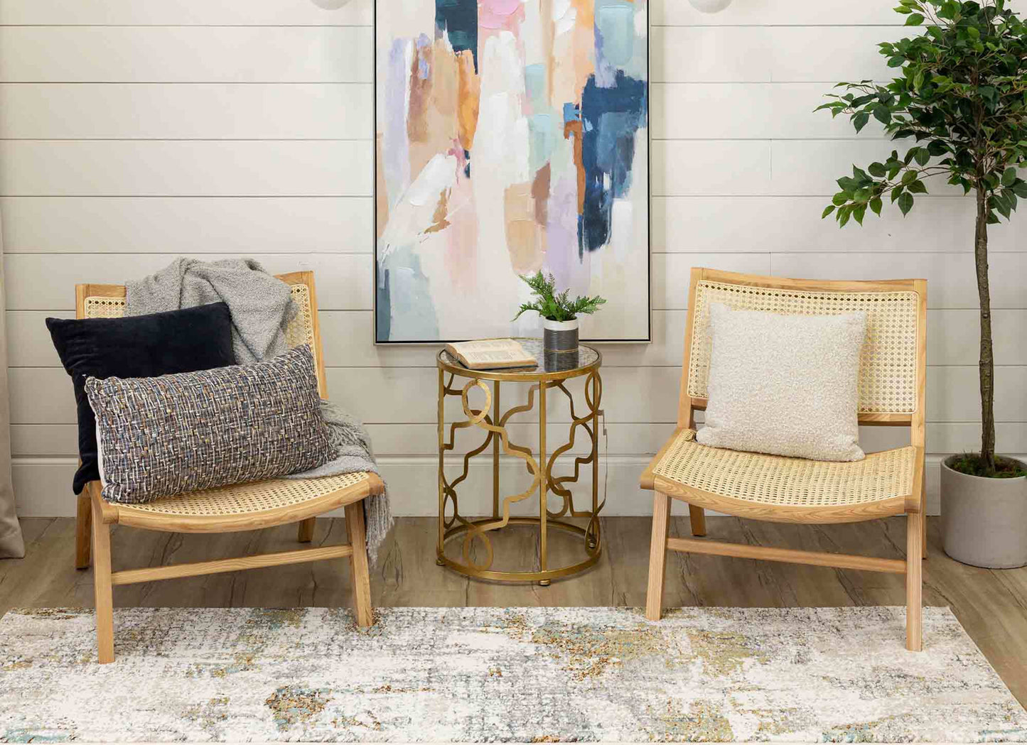 Merce Alabaster in Alabaster 2'4"x7'10" Area Rugs