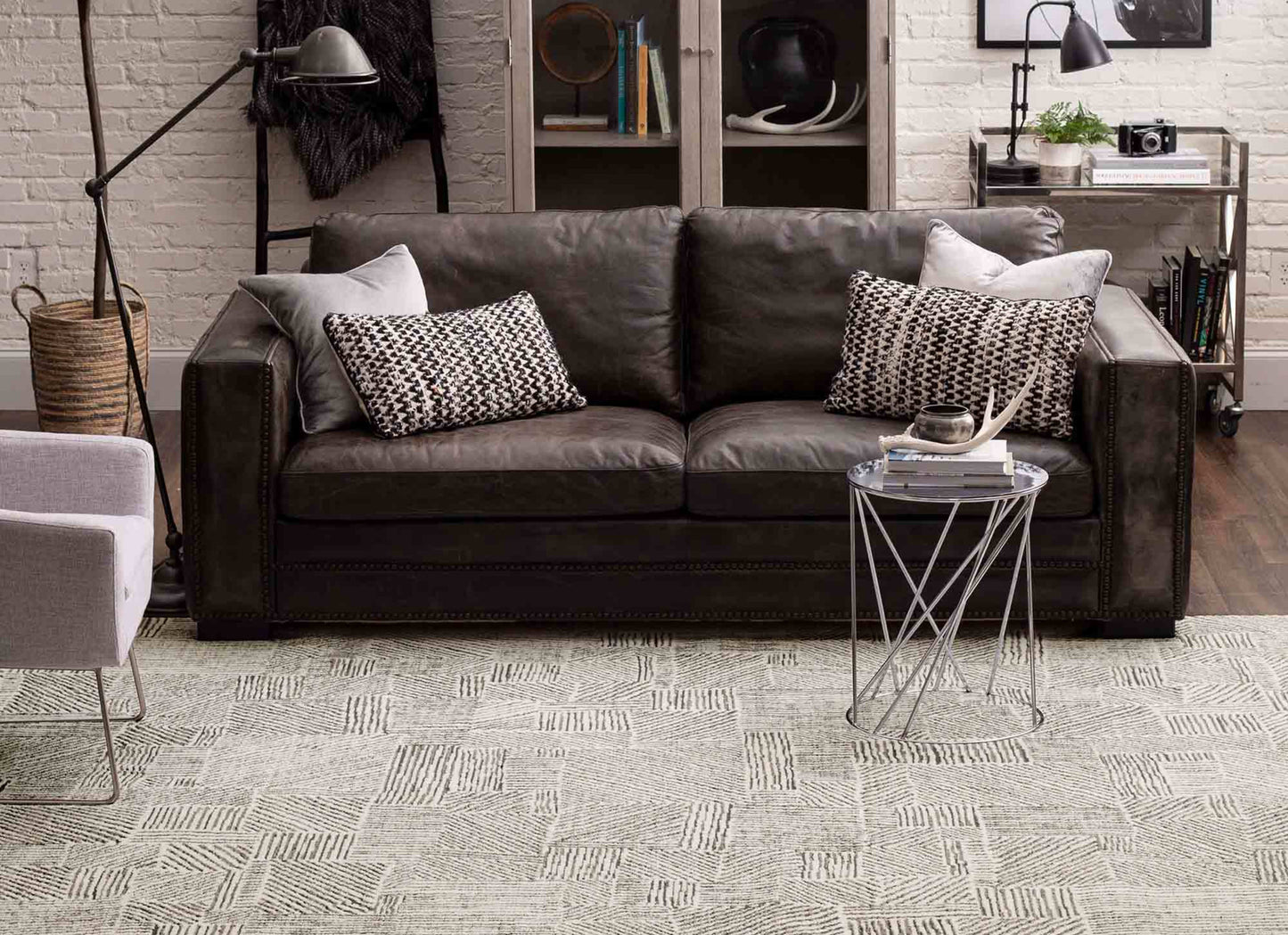 Minoan Frost Grey in Frost Grey 8'X11' Area Rugs