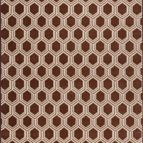 Modern Flair - Cordovan in Cordovan Area Rugs