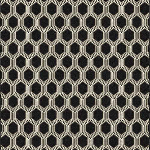 Modern Flair - Onyx in Onyx Area Rugs