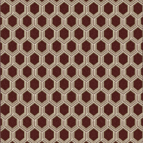 Modern Flair - Scarlet in Scarlet Area Rugs