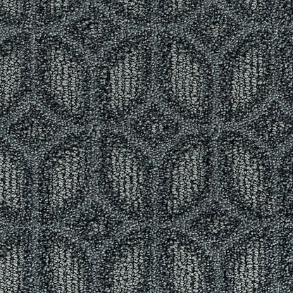 Regal Appeal in Denim Carpet