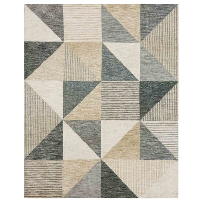 Oblique Tan in Tan 5'3"x7'10" Area Rugs