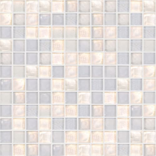 Uniquely Oceanside - Irid 1 x 1 in Oxygen Glass Tile