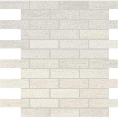 Persuade in White Mosaic (1x3) - 12x12 Tile