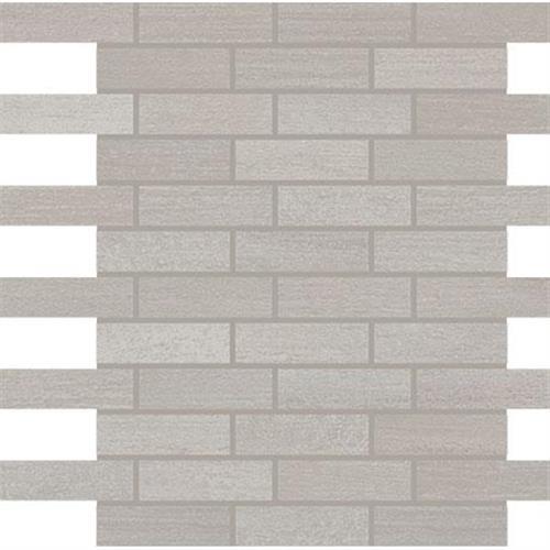 Persuade in Gray Mosaic (1x3) - 12x12 Tile