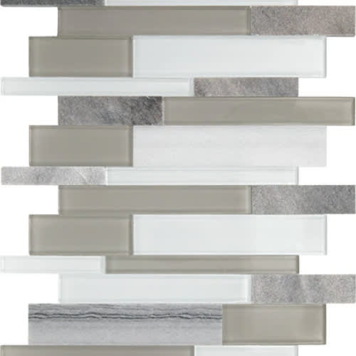 Perfit Mosaix in Marmara & Glass Random Linear Tile