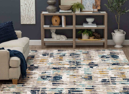 Provenance Majolica Blue in Majolica Blue 5'3"x7'10" Area Rugs
