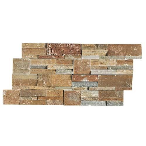 Stacked Stone in Shanghai Rust (Stacked Stone Natural Cleft Ungauged) Natural Stone