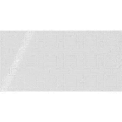 Showscape in Stylish White Square Lattice 12x24 Tile