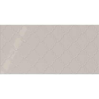 Showscape in Soft Gray Arabesque 12x24 Tile