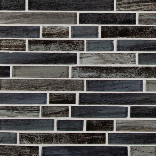 Grigio in Lagoon Interlocking Glass Tile