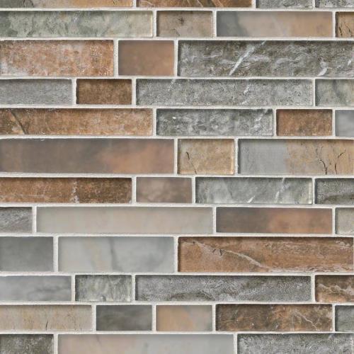 Taos in Interlocking Pattern Glass Tile
