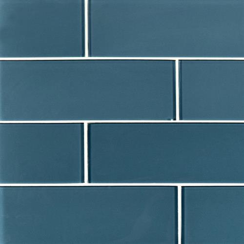 Haiku in Sapphire Glass Tile