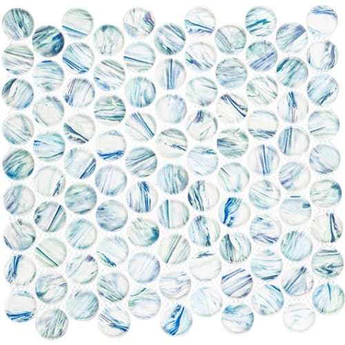 Spheres Collection in World Splash Glass Tile