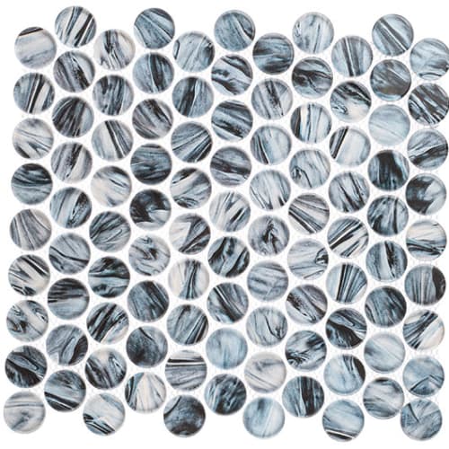 Spheres Collection in Fresh Mint Glass Tile