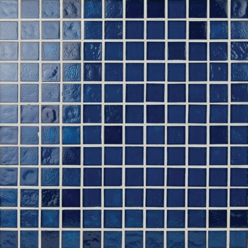 Uniquely Oceanside - Non Irid 1 x 1 in Sapphire Glass Tile