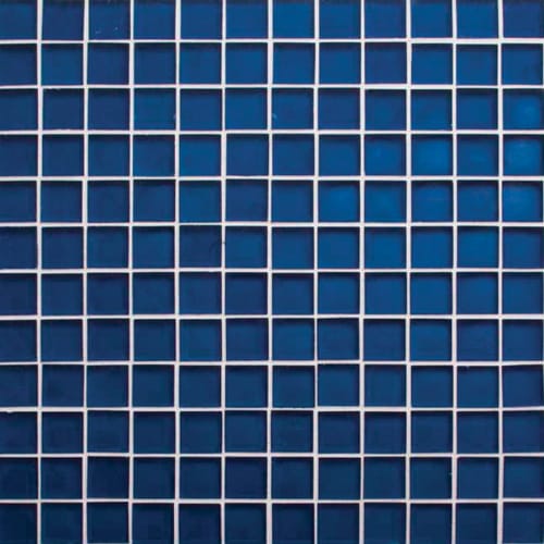 Uniquely Oceanside - Matte 1 x 1 in Sapphire Glass Tile
