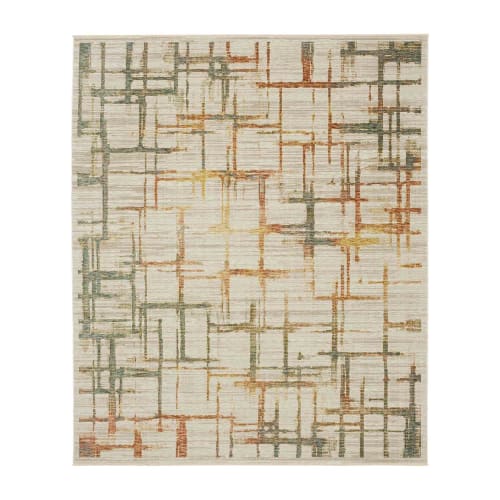 Souvenir Beige in Beige 6'6"x9'10" Area Rugs