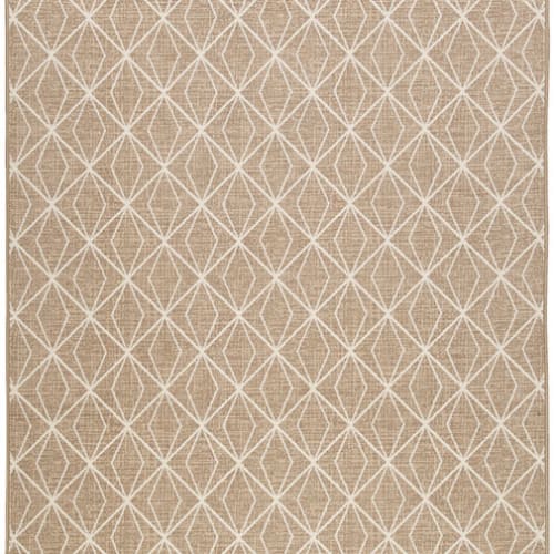 Subtle Solitaire - Golden Straw in Golden Straw Area Rugs