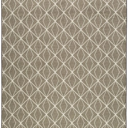 Subtle Solitaire - Olivine in Olivine Area Rugs