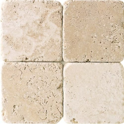 Travertine in Mediterr Ivory-16x16 Natural Stone