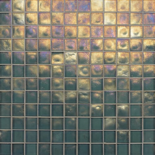 Uniquely Oceanside - Irid 1 x 1 in Tahoe Glass Tile