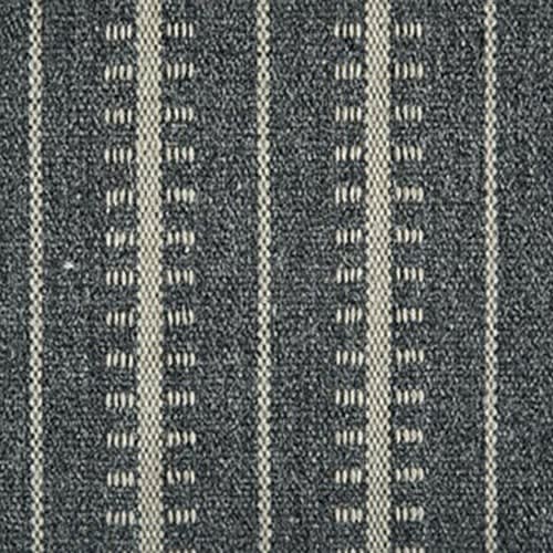 Ticking Stripe - Midnight in Midnight Area Rugs