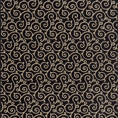 Traces - Velvet Black in Velvet Black Area Rugs