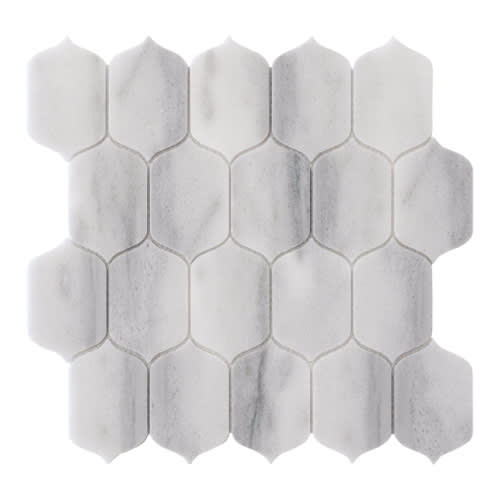 Lantern in Maramara Gray Glass Tile