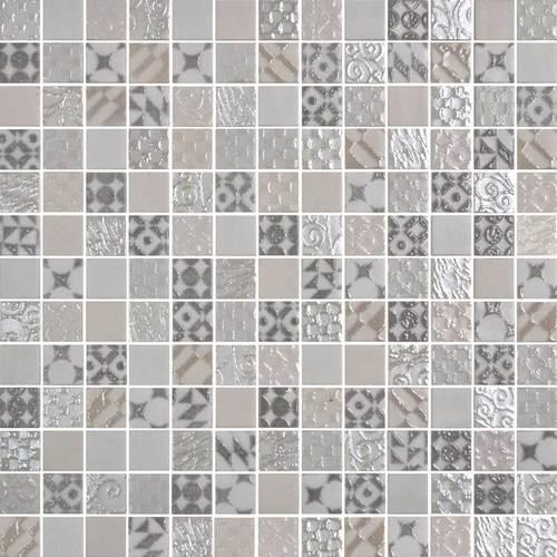Uptown Glass in Metro Cream Glass Tile
