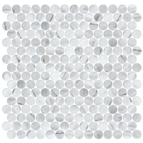Carolina Dots Collection in Venezuela Dawn Glass Tile