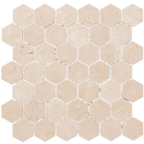 Colonial in Village Square 2" Hex Natural Stone