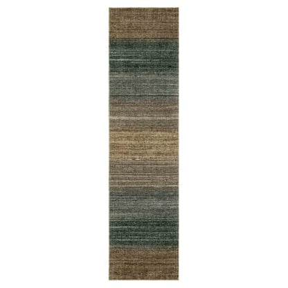 Wabi Sabi Teal in Teal 2'X8' Area Rugs