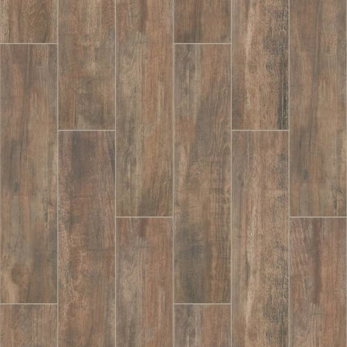 PIONEERING 8X36 in Brown Tile