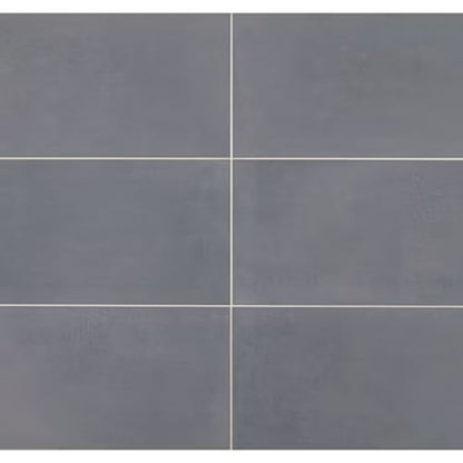Moroccan Concrete in Blue Gray Tile
