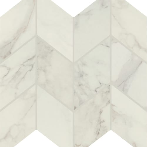 Famed in Diamond Chevron Tile