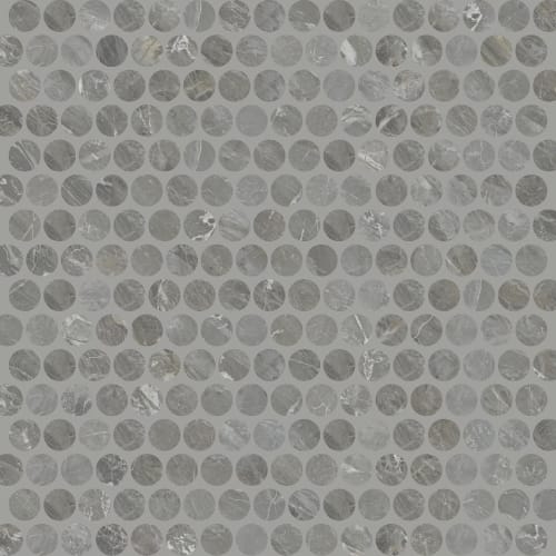 Famed in Glamour Penny Rounds Tile