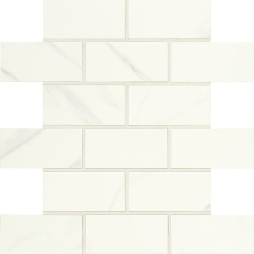 Florentine in Carrara Brick Joint Tile