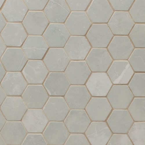 Sande in Grey 2x2 Hex Tile