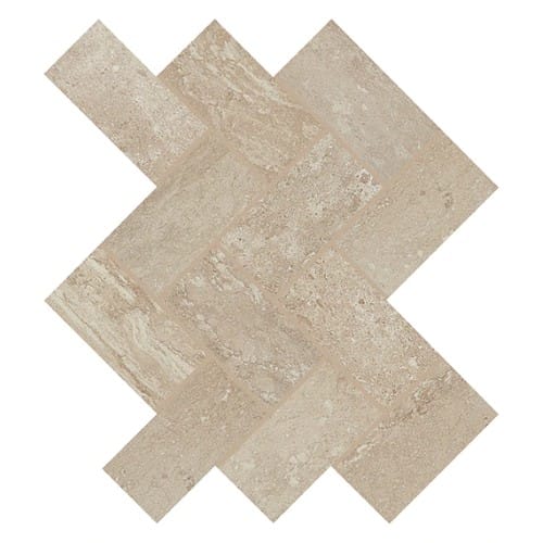 Core Fundamentals - Advantage in Percussion Taupe 2"x4" Herringbone Tile
