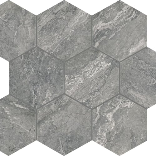 Perpetuo in Eternal Grey Hexagon 1.5 Tile
