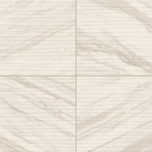 Perpetuo in Timeless White Wave 12x24 Tile